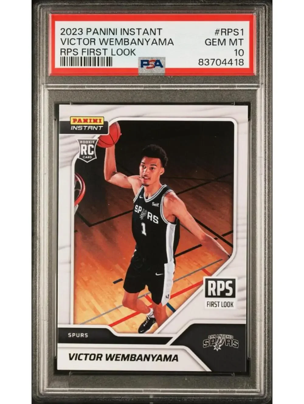 2023-24 Panini Instant  RPS First Look #RPS-1 Victor Wembanyama  PSA 10